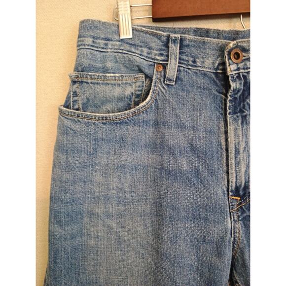 Lacoste Jeans Men 34 Blue Medium Wash Cotton Casual Classic Logo on Pocket Denim - Picture 7 of 16